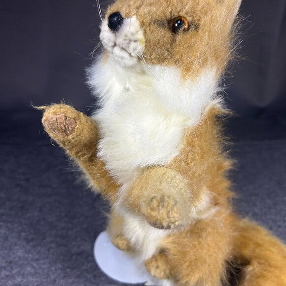 Hansa Sitting Fox Cub Plush Soft‎ Toy 17” 2015 Realistic - Picture 8 of 14